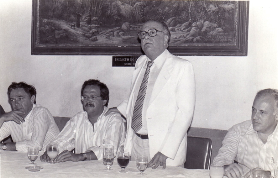 21.01.1989 - Carlos Alberto T. Oliveira e José Aparecido em visita ao Complexo do Caraça