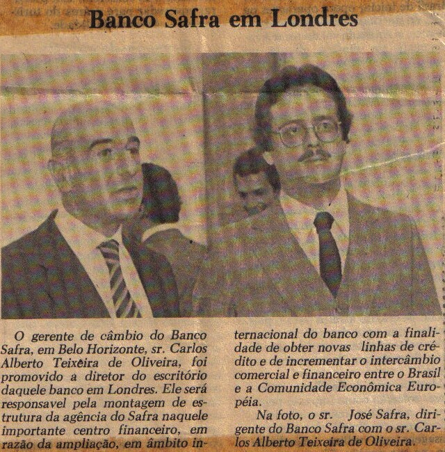 Fonte- Jornal Estado de Minas – março de 1982