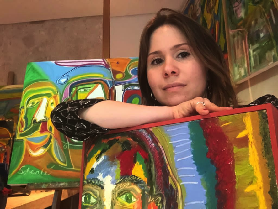 Joanna Scharlé: Artista plástica brasileira e luxemburguesa