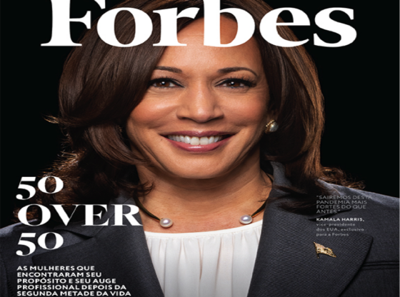 Kamala Harris é capa da Forbes Brasil que lança nova edição