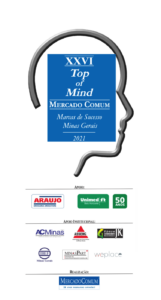 TOP OF MIND – 2021 - MARCAS DE SUCESSO MercadoComum – Minas Gerais – Vencedores do 26º Prêmio 04