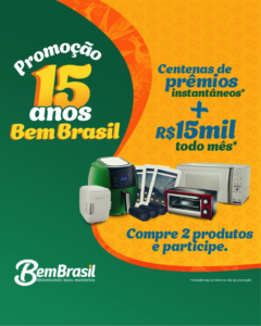 BemBrasil: Campanha de 15 anos distribui dezenas de prêmios