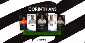 Corinthians anuncia parceria com Sorare, plataforma de eSports, para emissão de cartões digitais e colecionáveis