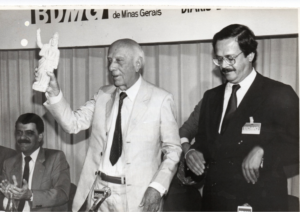 Deusdedith Aquino, Dr. Ulysses Guimarães e Carlos Alberto Teixeira de Oliveira, 1989