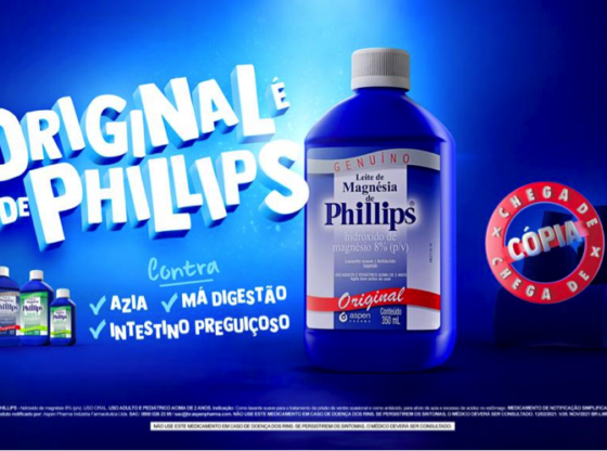 Leite de Magnésia de Phillips, há mais de 90 anos no Brasil, lança nova campanha