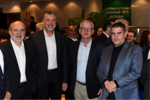 Eugênio Costa, Silvio Munhoz, Paulo Sérgio Ribeiro da Silva e vice-governador Paulo Brant