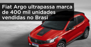 Fiat Argo ultrapassa marca de 400 mil unidades vendidas no Brasil